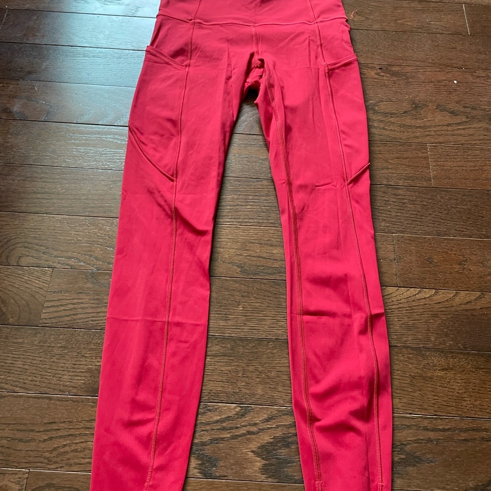 lululemon athletica Red Leggings - Picture 2 of 6